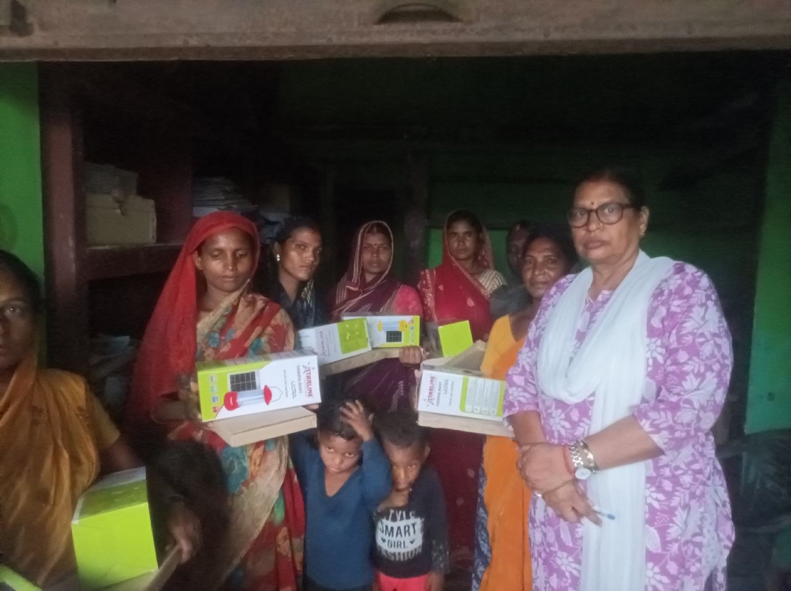 Solar Lamps for 75 Families in Five Villages